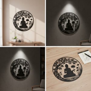 Lotus Serenity Buddha Wall Hanging