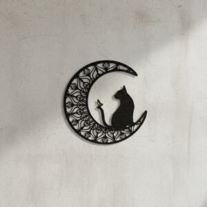 Mon Cat & Butterfly Wall Art