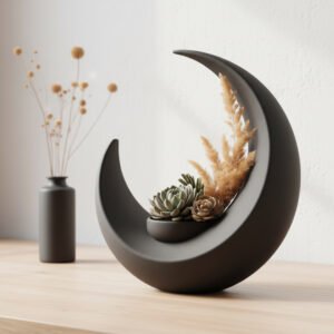 Crescent Decorative Vase