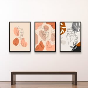 Woman Silhouette Art Frames