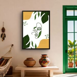 Flora Femina Line Art