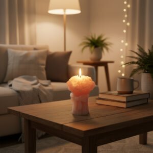 Rose Bouquet Candle White Lavender Fragrance