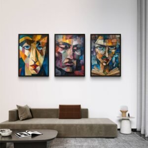 Geometric Cubist Symphony