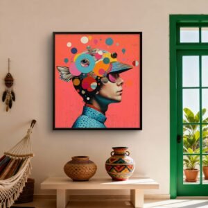 Perched Silhouette Art