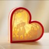 Romantic Heart Light Decorative Lamp for Bedroom and Gift