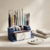 Multi-Slot Art & Craft Organizer Stand for Brushes, Tools & Accessories