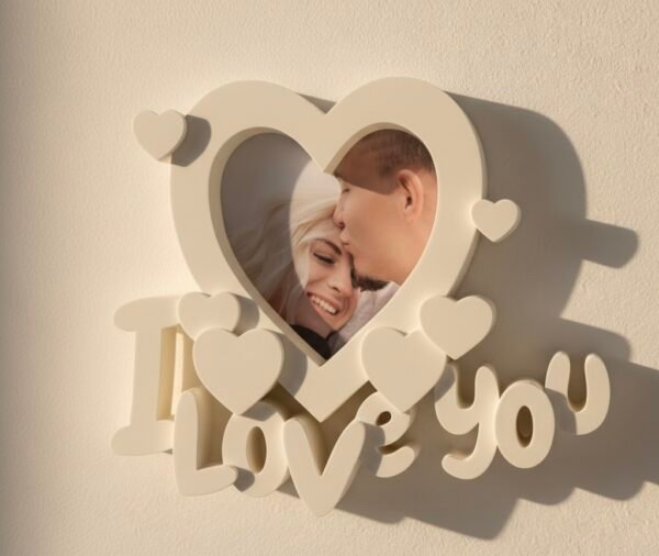 Heart Photo Frame – Romantic Wall Decor