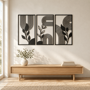 FloraArc Botanical Wall Art Trio | A4 Size