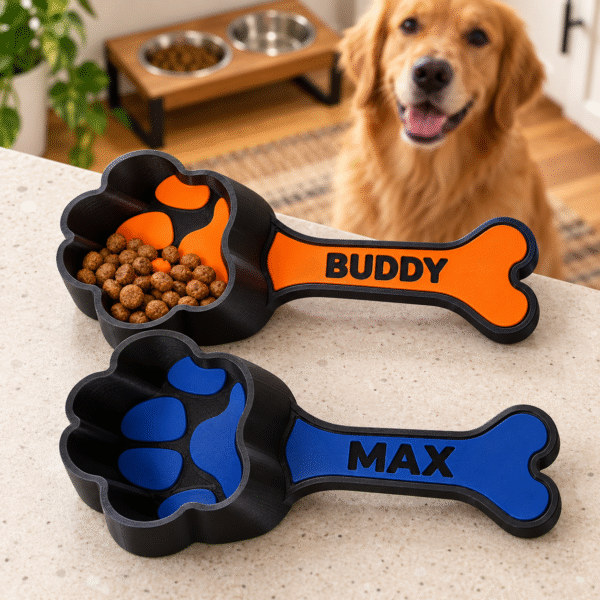 PawPortion Personalized Pet Food Scoop – Paw & Bone Design