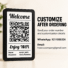 Scan & Stay Custom WiFi QR Code Sign
