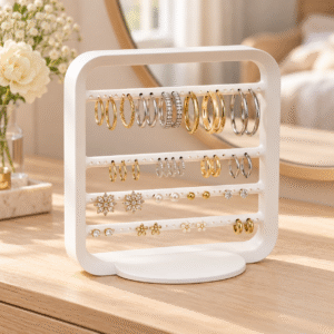 White Earring Stand