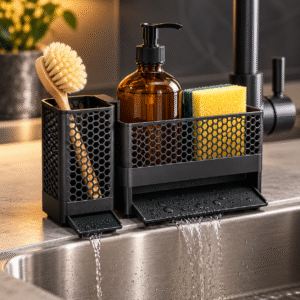 Self-Draining Sink Caddy