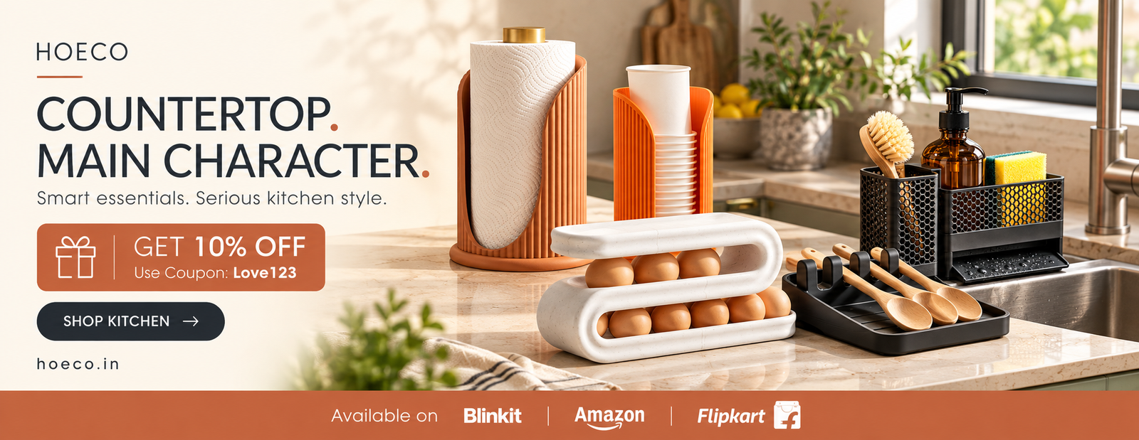 Modern kitchen essentials hero banner
