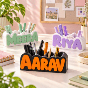 Personalized Desk Organizer – Your Name, Your Space