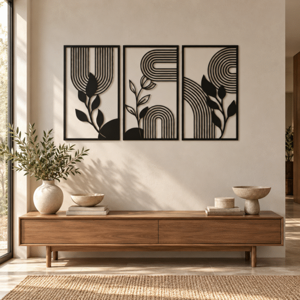 FloraArc Botanical Wall Art Trio